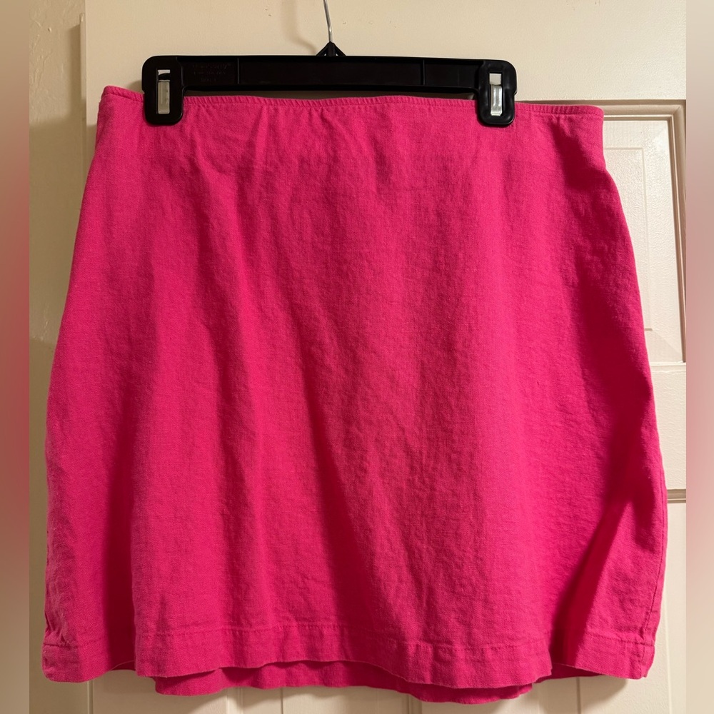 Old Navy Size L Pink Linen Skirt
